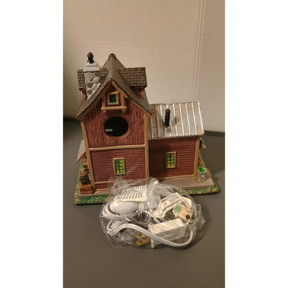 Lemax Elmer's Country Grocery Store Village Collection Brown Good Harvest Rustic